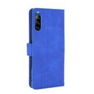 For Sony Xperia L4 Solid Color Skin Feel Magnetic Buckle Horizontal Flip Calf Texture PU Leather Case with Holder & Card Slots & Wallet(Blue) - 3