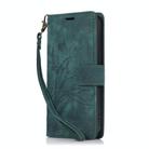 For Samsung Galaxy A36 5G Orchid Butterfly Embossed Leather Phone Case(Green) - 2