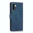 For Samsung Galaxy A36 5G Orchid Butterfly Embossed Leather Phone Case(Blue) - 3