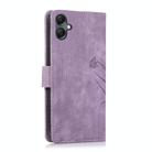 For Samsung Galaxy A06 Orchid Butterfly Embossed Leather Phone Case(Purple) - 3