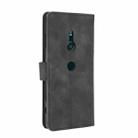 For Sony Xperia XZ3 Solid Color Skin Feel Magnetic Buckle Horizontal Flip Calf Texture PU Leather Case with Holder & Card Slots & Wallet(Black) - 3