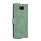 For Sony Xperia 8 Lite Solid Color Skin Feel Magnetic Buckle Horizontal Flip Calf Texture PU Leather Case with Holder & Card Slots & Wallet(Green) - 3