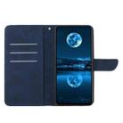 For Infinix Note 50x 5G Stitching Embossed Leather Phone Case(Blue) - 3