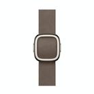 For Apple Watch 46mm / 49mm / 45mm / 44mm Modern Style Leather Watch Band(Dark Brown) - 2