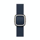 For Apple Watch 42mm / 41mm / 40mm / 38mm Modern Style Leather Watch Band(Dark Blue) - 2