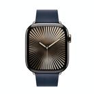 For Apple Watch 42mm / 41mm / 40mm / 38mm Modern Style Leather Watch Band(Dark Blue) - 3