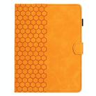 8 inch Honeycomb Embossed Leather Smart Tablet Case(Yellow) - 2