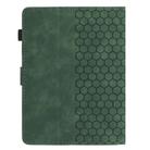8 inch Honeycomb Embossed Leather Smart Tablet Case(Green) - 3