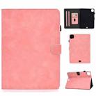 For iPad Air 2022 / 2020 10.9 Cowhide Texture Horizontal Flip Leather Case with Holder & Card Slots & Sleep / Wake-up Function(Rose Gold) - 1