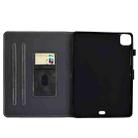 For iPad Air 2022 / 2020 10.9 Cowhide Texture Horizontal Flip Leather Case with Holder & Card Slots & Sleep / Wake-up Function(Grey) - 3
