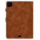 For iPad Air 2022 / 2020 10.9 Cowhide Texture Horizontal Flip Leather Case with Holder & Card Slots & Sleep / Wake-up Function(Brown) - 3