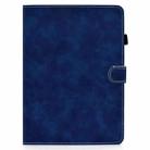 For iPad Air 2022 / 2020 10.9 Cowhide Texture Horizontal Flip Leather Case with Holder & Card Slots & Sleep / Wake-up Function(Blue) - 1