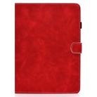 For iPad Air 2022 / 2020 10.9 Cowhide Texture Horizontal Flip Leather Case with Holder & Card Slots & Sleep / Wake-up Function(Red) - 1