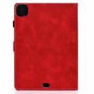 For iPad Air 2022 / 2020 10.9 Cowhide Texture Horizontal Flip Leather Case with Holder & Card Slots & Sleep / Wake-up Function(Red) - 2