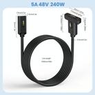 USB4 Type-C Female to Type-C Female Ear Screw Fixed Panel Extension Cable, Length:1m - 2