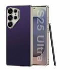 For Samsung Galaxy S25 Ultra 5G GKK Ruijie Leather Ultra-thin Phone Case, Not Included Pen(Purple) - 1