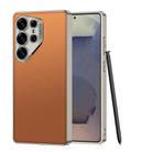 For Samsung Galaxy S23 Ultra 5G GKK Ruijie Leather Ultra-thin Phone Case, Not Included Pen(Orange) - 1