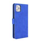 For iPhone 12 mini Solid Color Skin Feel Magnetic Buckle Horizontal Flip Calf Texture PU Leather Case with Holder & Card Slots & Wallet(Blue) - 3