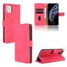 For iPhone 12 mini Solid Color Skin Feel Magnetic Buckle Horizontal Flip Calf Texture PU Leather Case with Holder & Card Slots & Wallet(Rose Gold) - 1