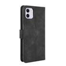 For iPhone 12 / 12 Pro Solid Color Skin Feel Magnetic Buckle Horizontal Flip Calf Texture PU Leather Case with Holder & Card Slots & Wallet(Black) - 3