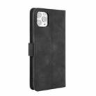 For iPhone 11 Pro Max Solid Color Skin Feel Magnetic Buckle Horizontal Flip Calf Texture PU Leather Case with Holder & Card Slots & Wallet(Black) - 3