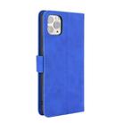 For iPhone 11 Pro Max Solid Color Skin Feel Magnetic Buckle Horizontal Flip Calf Texture PU Leather Case with Holder & Card Slots & Wallet(Blue) - 2
