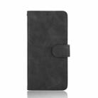 For iPhone XS / X Solid Color Skin Feel Magnetic Buckle Horizontal Flip Calf Texture PU Leather Case with Holder & Card Slots & Wallet(Black) - 2