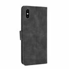 For iPhone XS / X Solid Color Skin Feel Magnetic Buckle Horizontal Flip Calf Texture PU Leather Case with Holder & Card Slots & Wallet(Black) - 3