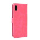 For iPhone XS / X Solid Color Skin Feel Magnetic Buckle Horizontal Flip Calf Texture PU Leather Case with Holder & Card Slots & Wallet(Rose Gold) - 2