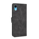 For iPhone XR Solid Color Skin Feel Magnetic Buckle Horizontal Flip Calf Texture PU Leather Case with Holder & Card Slots & Wallet(Black) - 3