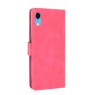 For iPhone XR Solid Color Skin Feel Magnetic Buckle Horizontal Flip Calf Texture PU Leather Case with Holder & Card Slots & Wallet(Rose Gold) - 3