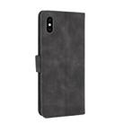 For iPhone XS Max Solid Color Skin Feel Magnetic Buckle Horizontal Flip Calf Texture PU Leather Case with Holder & Card Slots & Wallet(Black) - 3