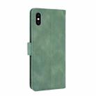 For iPhone XS Max Solid Color Skin Feel Magnetic Buckle Horizontal Flip Calf Texture PU Leather Case with Holder & Card Slots & Wallet(Green) - 3