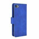 For iPod Touch 6 & 5 Solid Color Skin Feel Magnetic Buckle Horizontal Flip Calf Texture PU Leather Case with Holder & Card Slots & Wallet(Blue) - 3