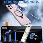 For Samsung Galaxy A06 4G Frosted MagSafe Holder Phone Case(Pink) - 2
