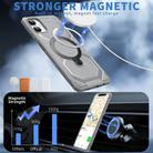 For Samsung Galaxy A06 4G Frosted MagSafe Holder Phone Case(Grey) - 2