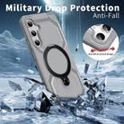 For Samsung Galaxy A15 5G / 4G Frosted MagSafe Holder Phone Case(Grey) - 3
