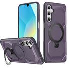 For Samsung Galaxy A16 5G / A26 5G Frosted MagSafe Holder Phone Case(Purple) - 1