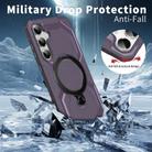 For Samsung Galaxy A55 5G Frosted MagSafe Holder Phone Case(Purple) - 3