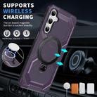 For Samsung Galaxy A13 5G / M13 5G Frosted MagSafe Holder Phone Case(Purple) - 2