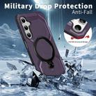 For Samsung Galaxy A13 5G / M13 5G Frosted MagSafe Holder Phone Case(Purple) - 3