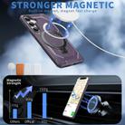 For Samsung Galaxy S24+ 5G Frosted MagSafe Holder Phone Case(Purple) - 2