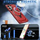 For Samsung Galaxy S25 Ultra 5G Frosted MagSafe Holder Phone Case(Red) - 2