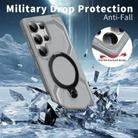 For Samsung Galaxy S25 Ultra 5G Frosted MagSafe Holder Phone Case(Grey) - 3