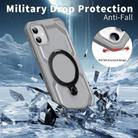 For iPhone 11 Frosted MagSafe Holder Phone Case(Grey) - 3