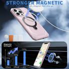 For iPhone 13 Pro Max Frosted MagSafe Holder Phone Case(Pink) - 2
