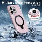 For iPhone 13 Pro Max Frosted MagSafe Holder Phone Case(Pink) - 3