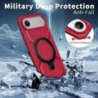 For iPhone 17 Air Frosted MagSafe Holder Phone Case(Red) - 3