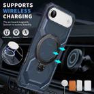 For iPhone 17 Air Frosted MagSafe Holder Phone Case(Blue) - 2