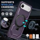 For iPhone 17 Air Frosted MagSafe Holder Phone Case(Purple) - 2